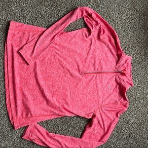 Womens large Nike, coral quarter zip